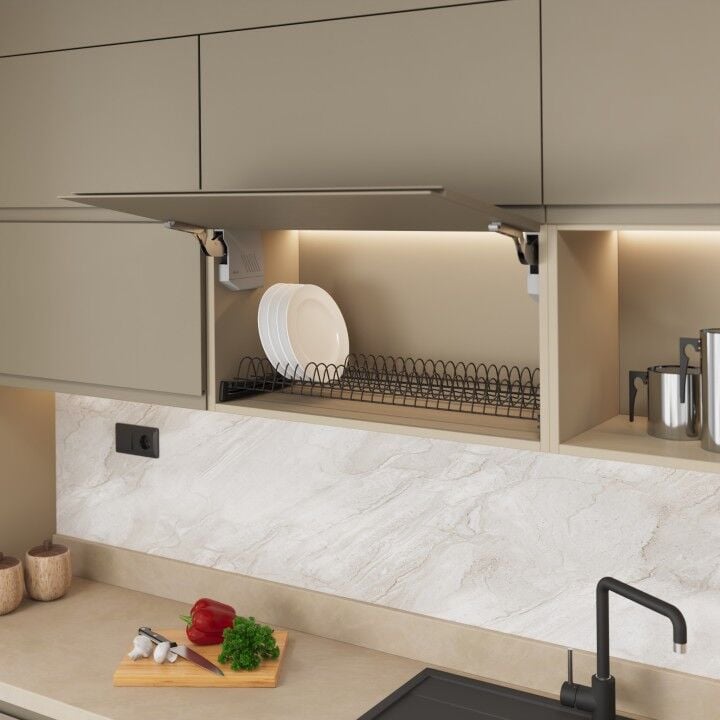 Starax Tabak Rafı | 50–90 cm Kapak Uyumlu