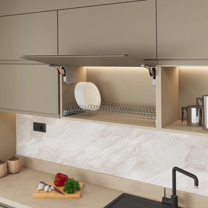 Starax Tabak Rafı | 50–90 cm Kapak Uyumlu