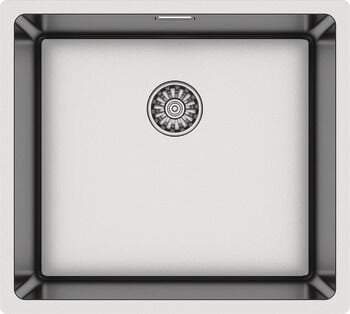 Eviye, HÄFELE NOVARA 04, Paslanmaz Çelik 1 Gözlü, Damlalıksız, 490x440, Fırçalı