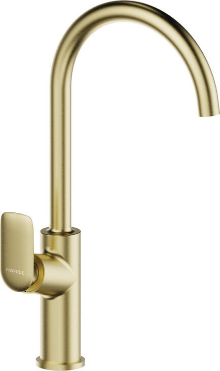 Eviye Bataryası, HÄFELE ZEN, Spiralsiz, Tek Kumanda Kollu Mat Altın