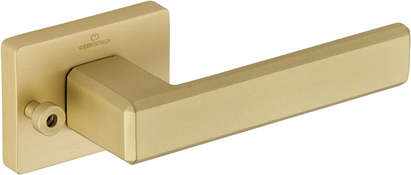 Çebi A5106 Carli Seri Pimli Kapı Kolu PC35 (Mat Pirinç)