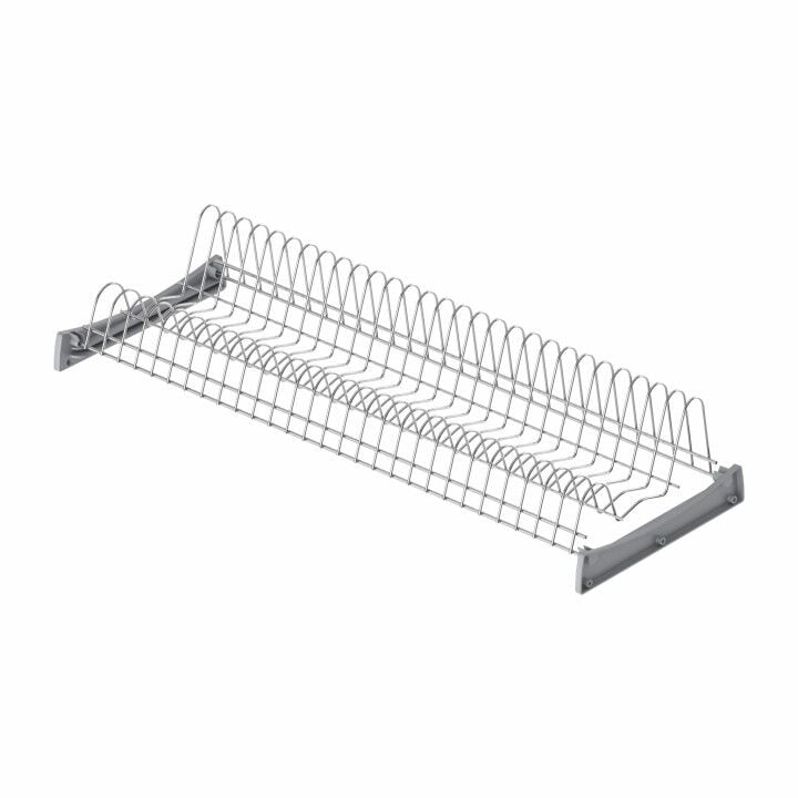 Yüksek Bölmeli Tabak Rafı 600 mm Krom - 800 mm