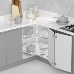 3/4 Döner Ahşap Tablalı Sepet Takımı