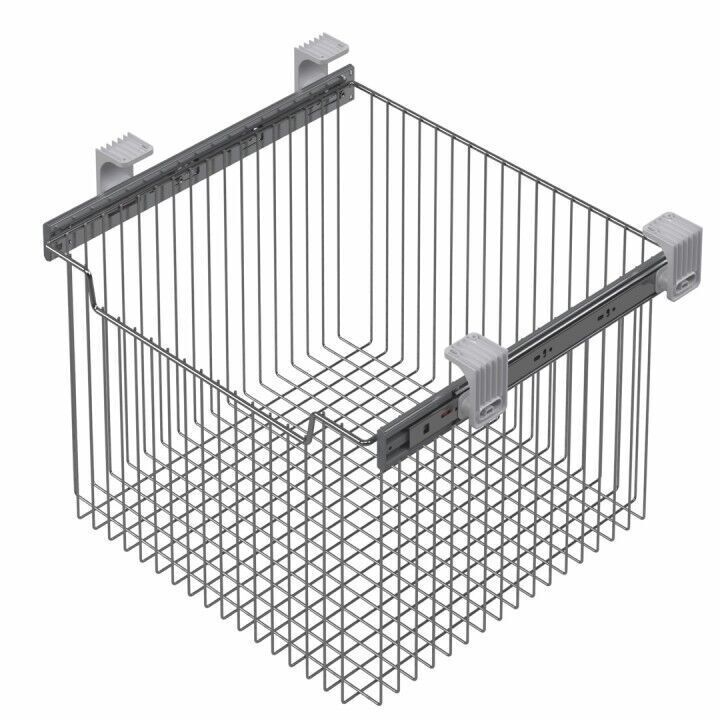 Teleskopik Raylı Çok Amaçlı Sepet (Büyük Boy) 550 mm