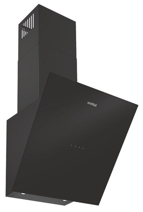 Davlumbaz, HÄFELE VEGA, 45 cm, Duvar Tipi, Eğik Camlı, 300 m3/h Emiş Gücü Siyah