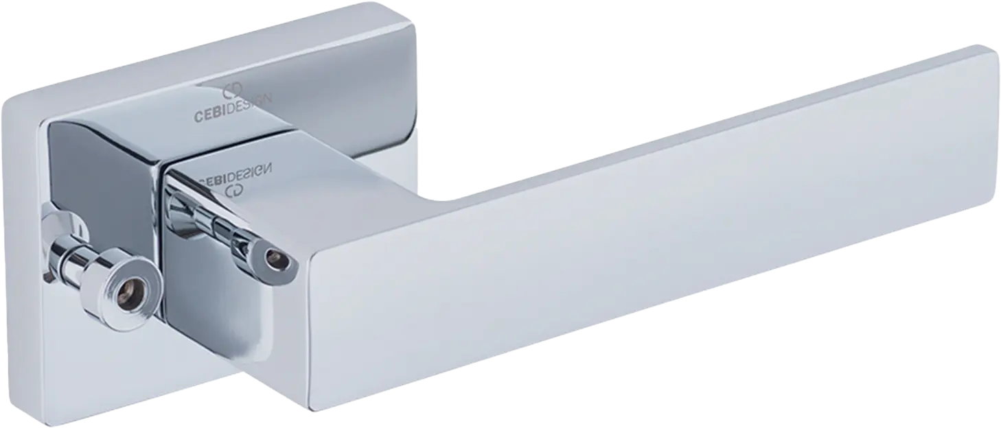 Çebi A5167 Cube Seri Pimli Kapı Kolu MP02 (Parlak Krom)