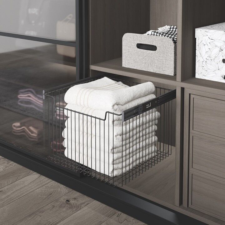 Teleskopik Raylı Çok Amaçlı Sepet (Büyük Boy) 600 mm