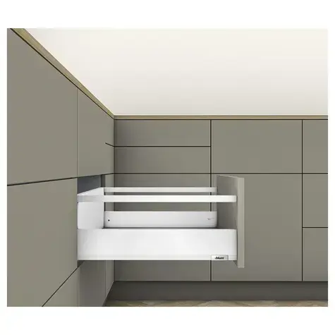 Blum Merivobox E Bordürlü 70 Kg Blumotion İpek Beyazı