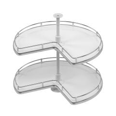 Kaymaz Yüzeyli 3/4 Döner Ahşap Tablalı Sepet Takımı