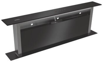 Davlumbaz, HÄFELE MAXIMA, 90 cm, Ada Tipi, Asansörlü, 860 m3/h Emiş Gücü Siyah