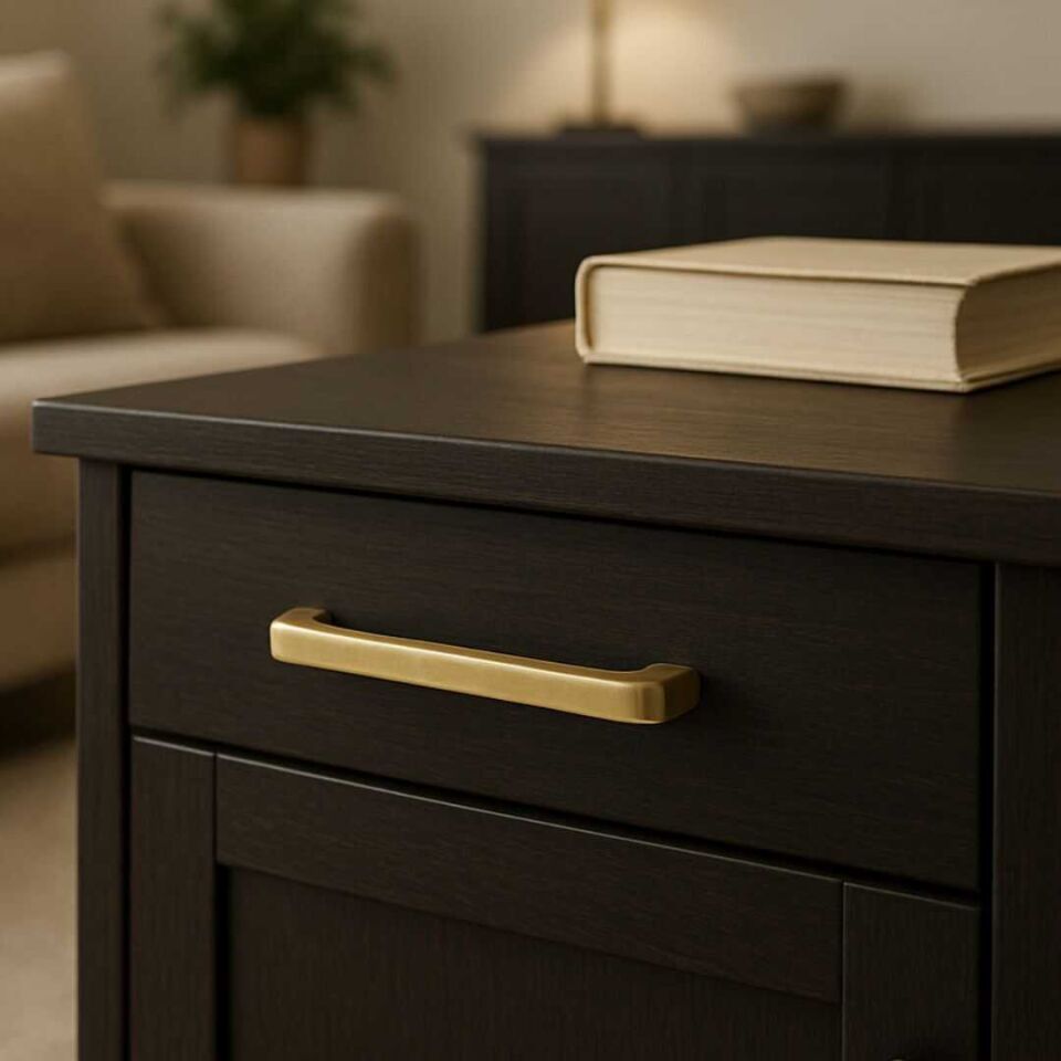 System 8640 Mat Altın Renk Modern Kulp (SY8640 BB)