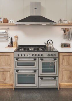 Kuzineli Fırın, HÄFELE SIRIUS, 1000 mm, 5 Gözü Gazlı, 1 Gözü Elektrikli Gri