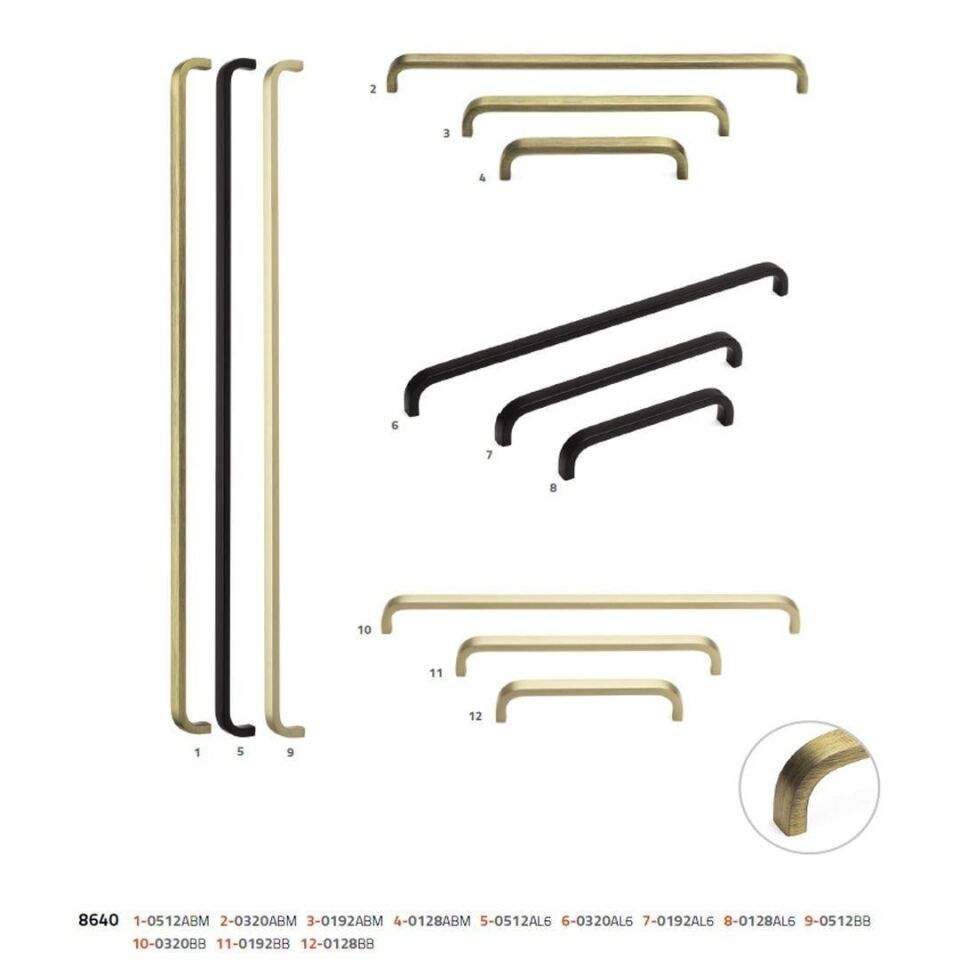 System 8640 Modern Kulp BB - 192 MM
