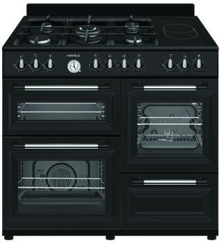 Kuzineli Fırın, HÄFELE SIRIUS, 1000 mm, 5 Gözü Gazlı, 1 Gözü Elektrikli Antrasit