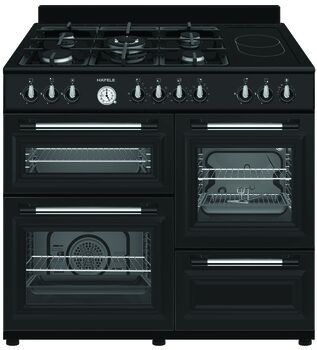 Kuzineli Fırın, HÄFELE SIRIUS, 1000 mm, 5 Gözü Gazlı, 1 Gözü Elektrikli Antrasit