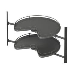 3/4 Borusuz Ahşap Tablalı Döner Sepet Takımı