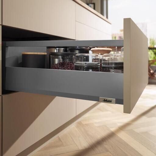 Blum Merivobox E Bordürlü 70 Kg Blumotion Orion Gri