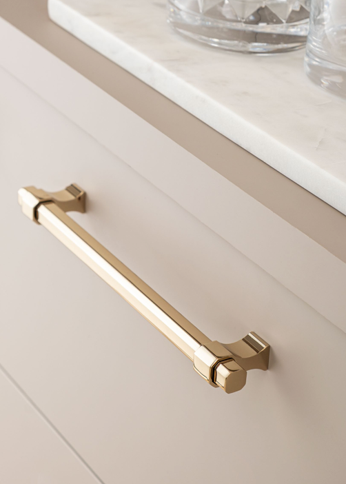 System 8720 Gold Renk Klasik Kulp (SY8720 GL-GL) 128 mm (SY8720 0128 GL-GL)