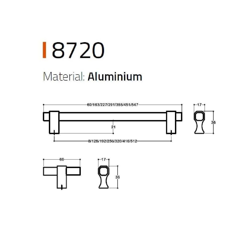 System 8720 Gold Renk Klasik Kulp (SY8720 GL-GL) 128 mm (SY8720 0128 GL-GL)