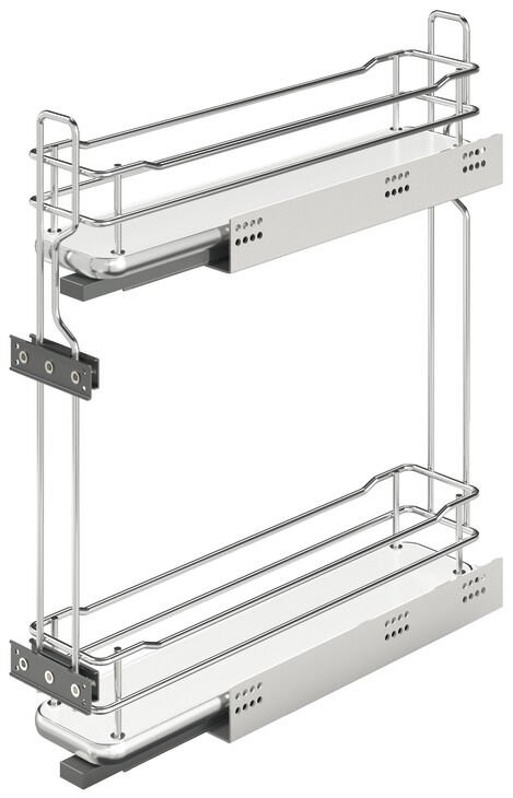 Çekmeli Sistem, Häfele, Ahşap Raf, 12 kg Kapasite  | 150 mm Kapak Uyumlu (Ön Cephelerin Arkasına Montaj İçin)
