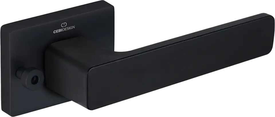 Çebi C5218 Flat Seri Pimli Kapı Kolu PC24 (Mat Siyah)