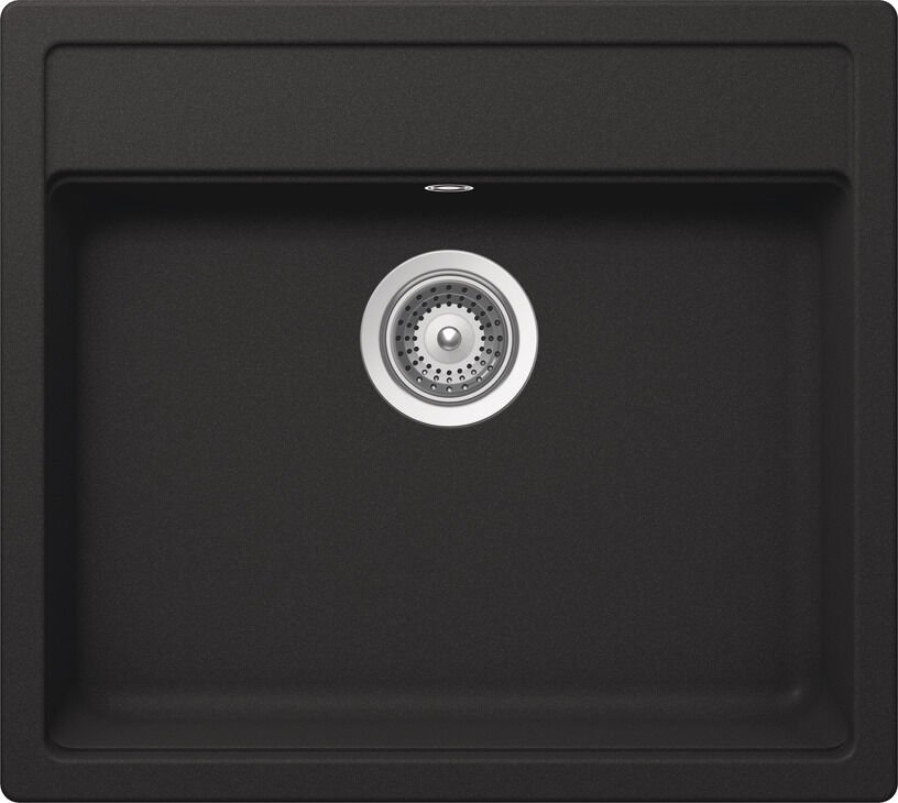 HÄFELE AS03 tezgah üstü eviye Carbon, 1 Gözlü, Damlalıksız, 570x510mm