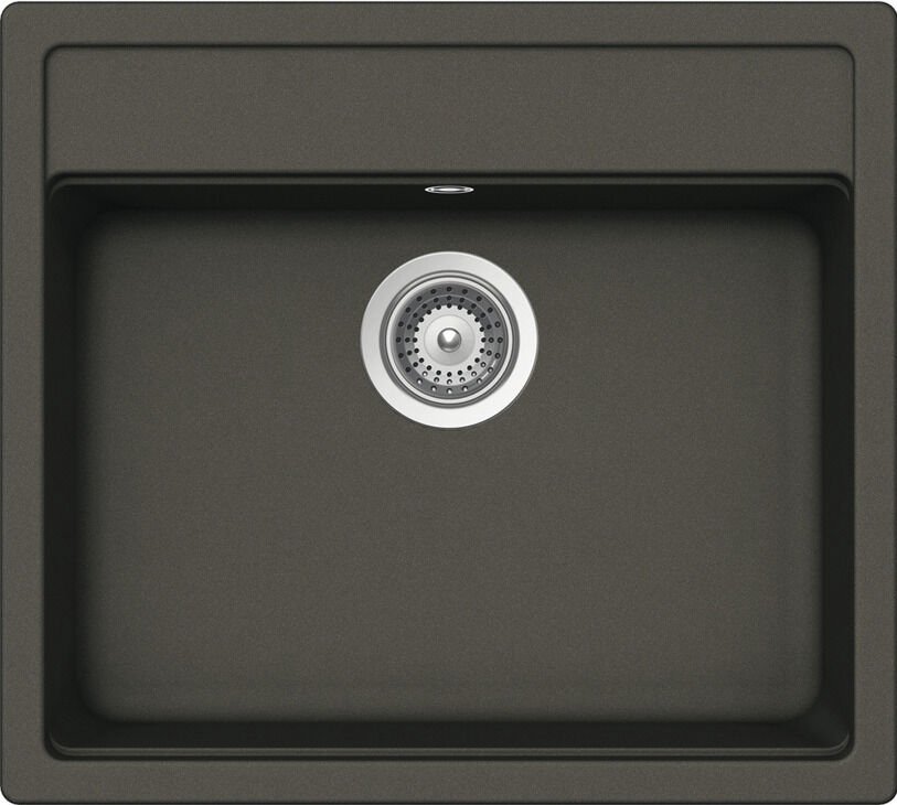 HÄFELE AS03 Tezgah Üstü Eviye Kronos, 1 Gözlü, Damlalıksız, 570x510mm