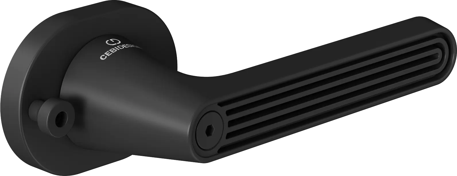 Çebi C5293 Flow Seri Pimli Kapı Kolu PC24 (Mat Siyah)