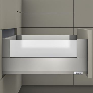 Blum Merivobox E Boxcover 40 Kg Blumotion İpek Beyazı