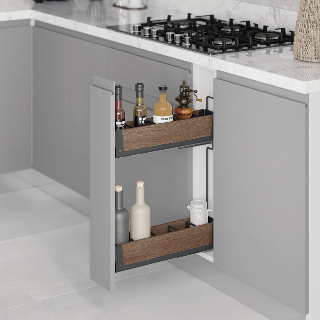 Unique Wood Kaymaz Yüzeyli Şişelik – Çift Açılım