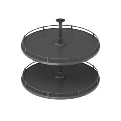 4/4 Klasik Döner Ahşap Tablalı Sepet Takımı