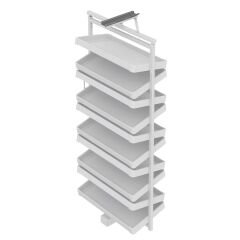 Teleskopik Raylı Döner Ayakkabılık 790 - 990 mm