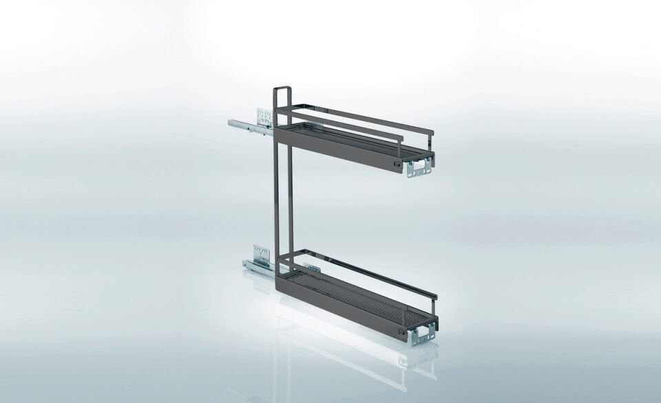 Tepsilik Arena Style, No.15, Tezgah Altı Kiler Sistemleri | 150 mm Dolap Genişlikleri İçin Antrasit