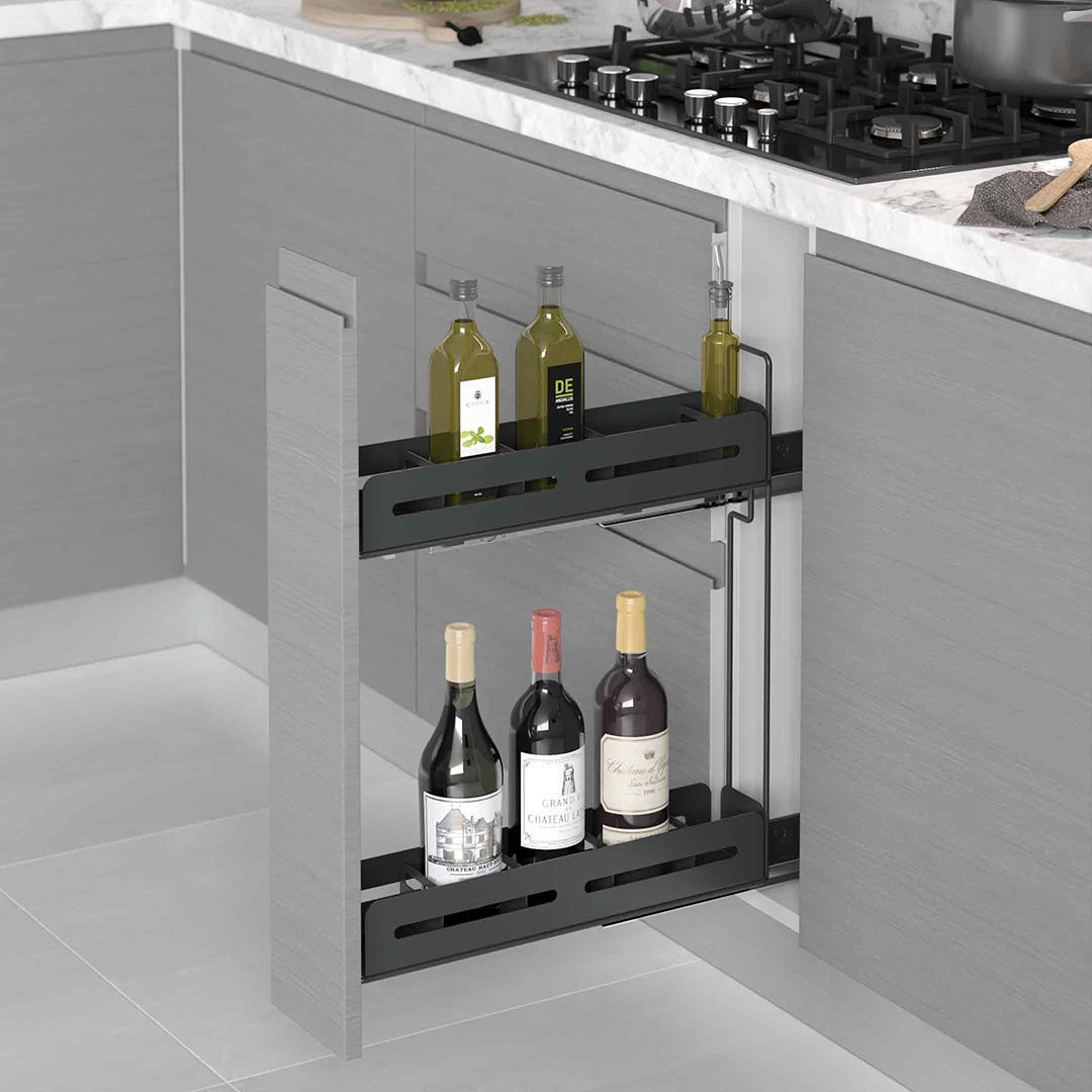 Unique Box Kaymaz Yüzeyli Şişelik Çift Açılım Sağ