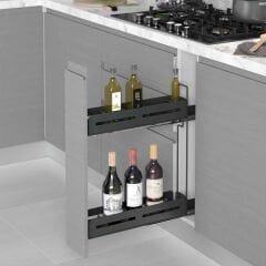 Unique Box Kaymaz Yüzeyli Şişelik Çift Açılım Sağ