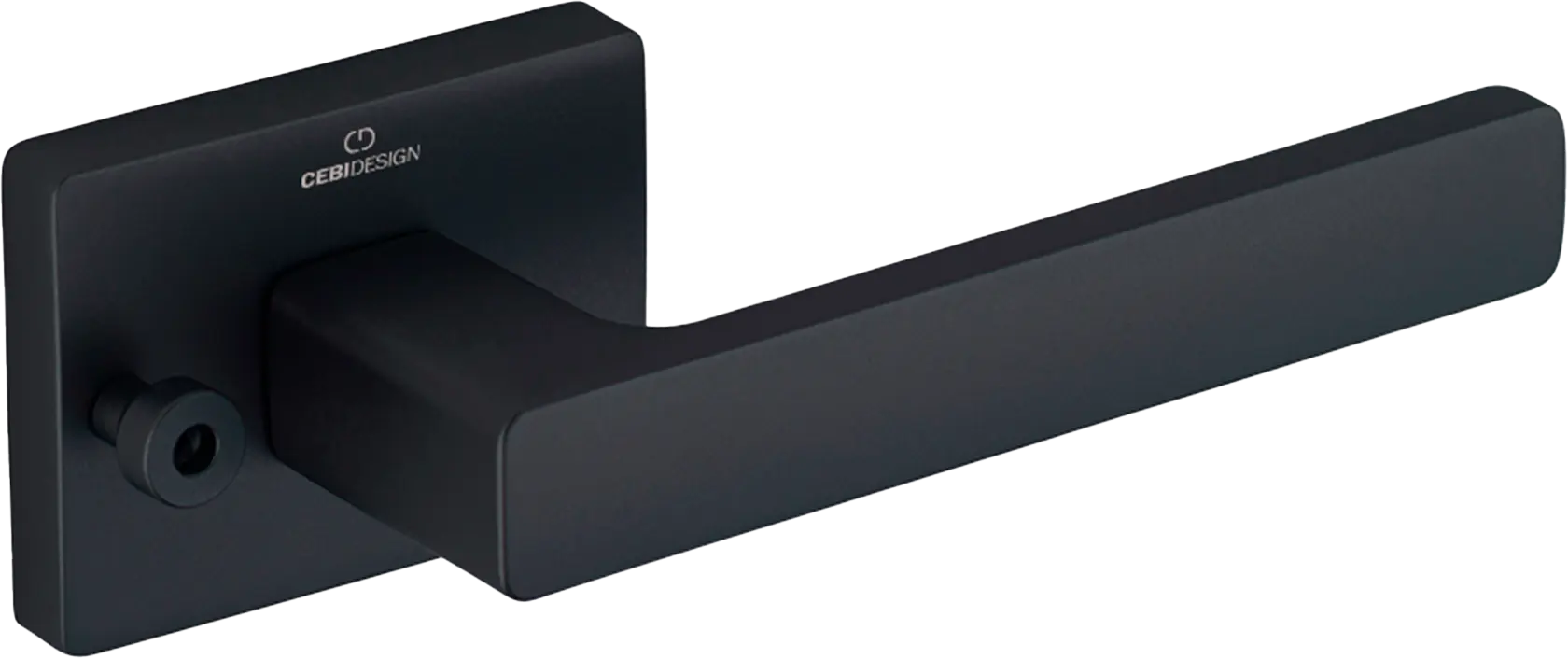 Çebi A5105 Leta Seri Pimli Kapı Kolu PC24 (Mat Siyah)