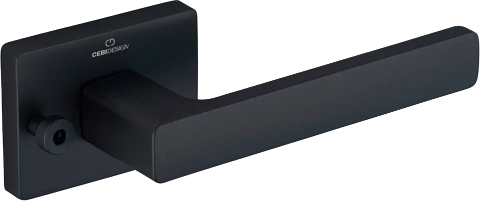 Çebi A5105 Leta Seri Pimli Kapı Kolu PC24 (Mat Siyah)