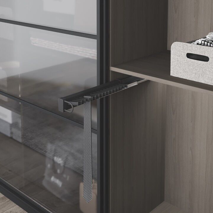 Gizli Raylı Alüminyum Kravatlık Sol