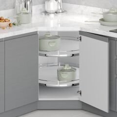 4/4 Borusuz Kaymaz Yüzeyli Ahşap Tablalı Döner Sepet Takımı 750x600 mm