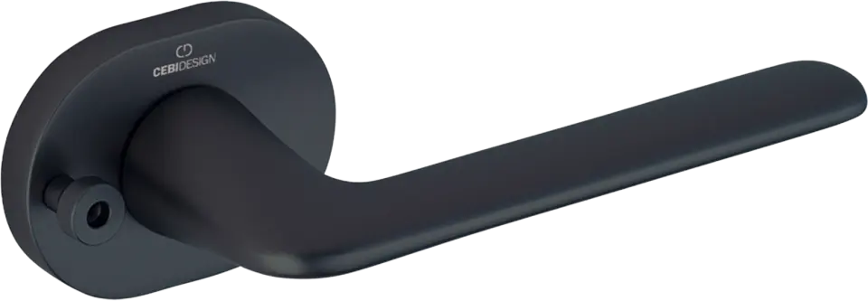 Çebi A5222 Neta Seri Pimli Kapı Kolu PC24 (Mat Siyah)