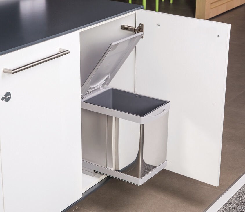 HÄFELE BRAVO 16 Litre Çöp Kutusu Paslanmaz Çelik