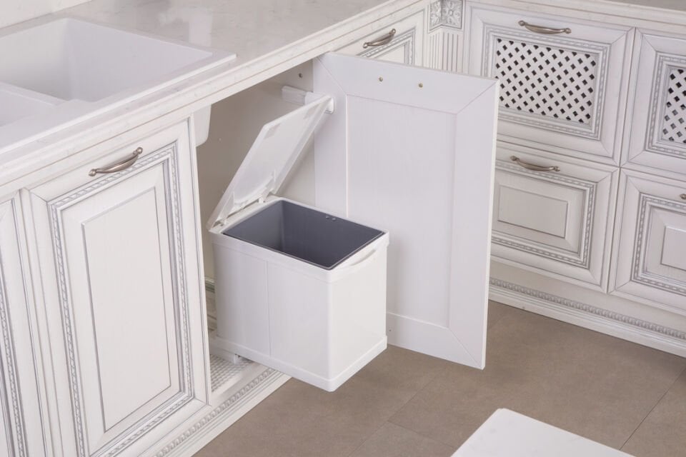 HÄFELE BRAVO 16 Litre Çöp Kutusu Beyaz