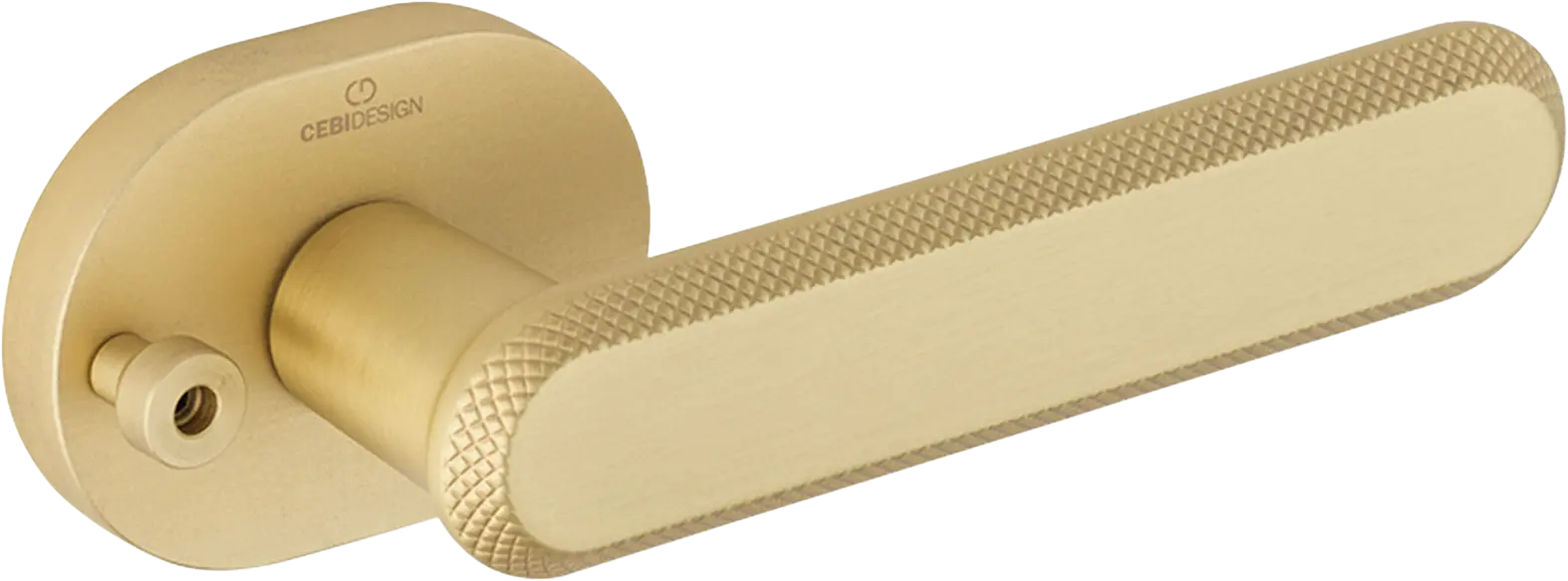 Çebi A5102 Nola Seri Pimli Kapı Kolu PC35 (Mat Pirinç)