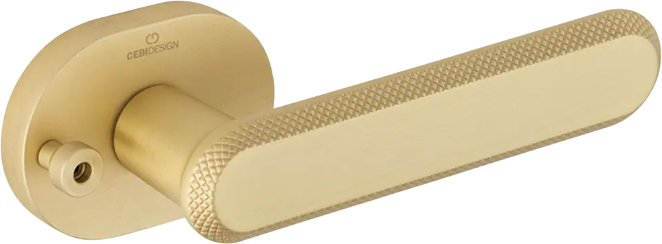 Çebi A5102 Nola Seri Pimli Kapı Kolu PC35 (Mat Pirinç)