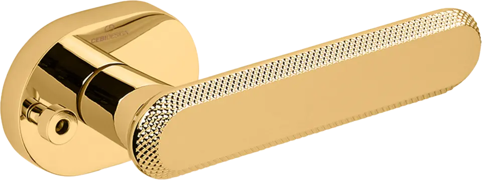 Çebi A5102 Nola Seri Pimli Kapı Kolu MP11 (Parlak Altın)