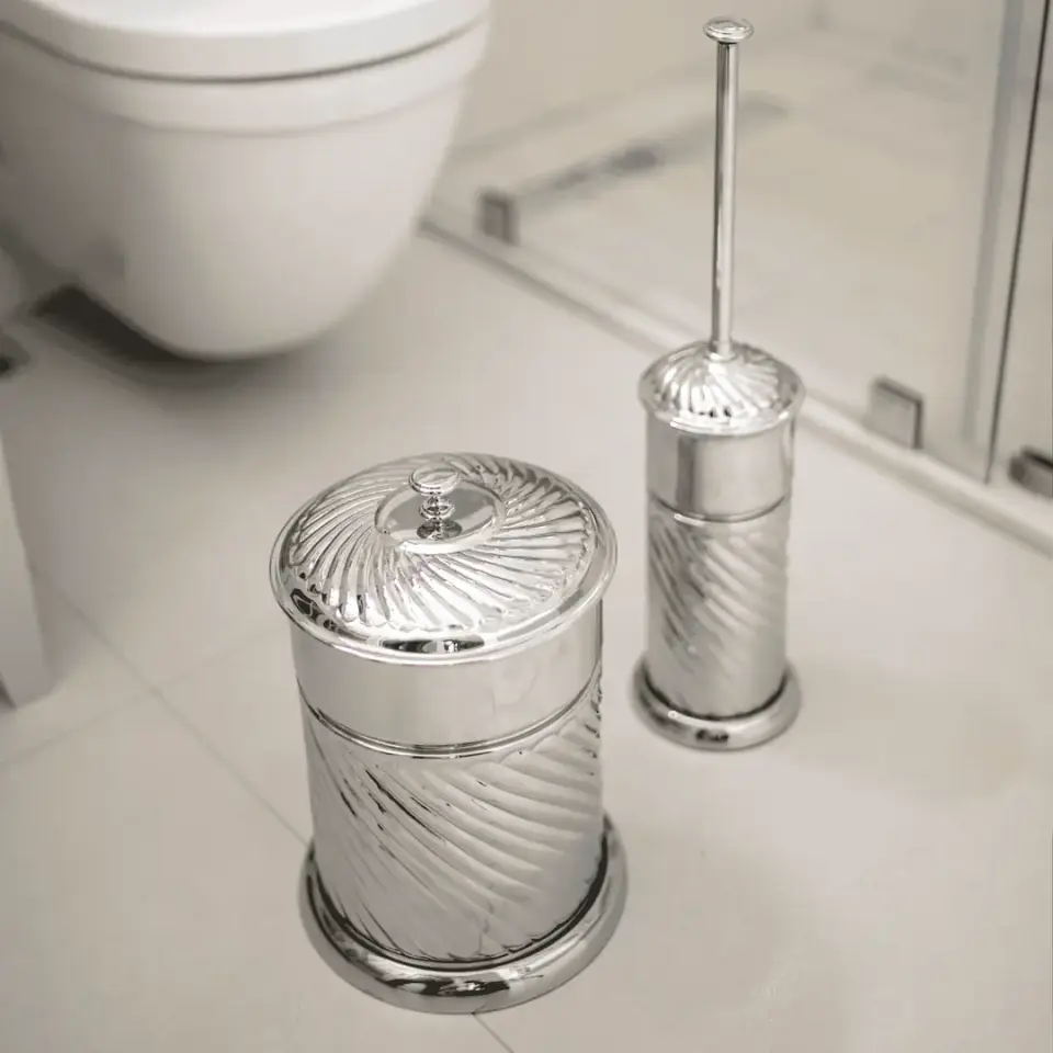 Vista D’oro Passage Banyo Çöp Kovası Krom