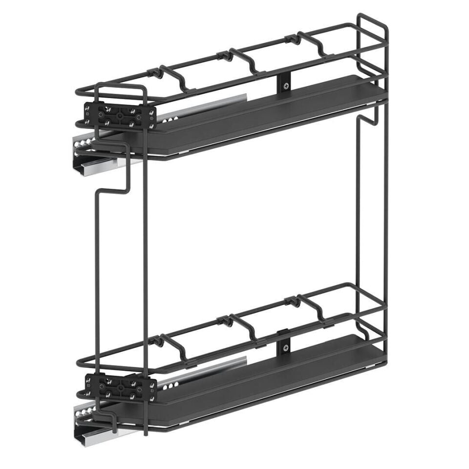 45 Derece Gizli Raylı Şişelik (Tek Açılım) Ahşap Sağ