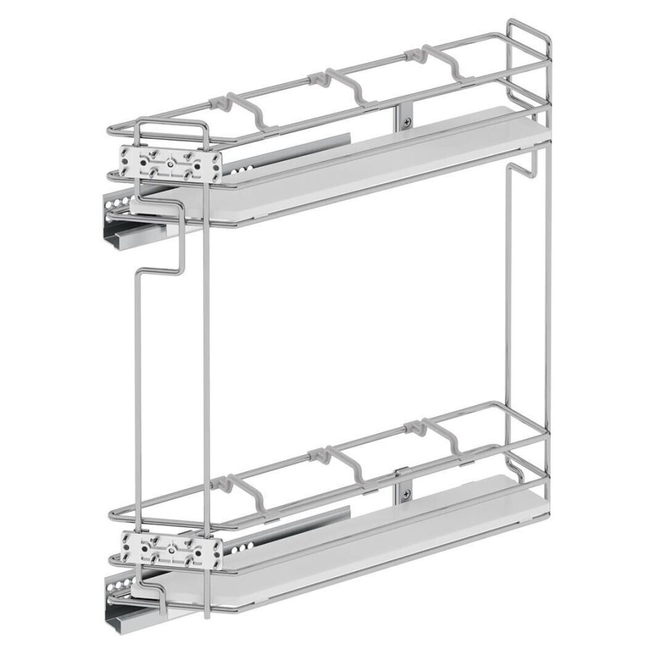 45 Derece Gizli Raylı Şişelik (Tek Açılım) Ahşap Sağ