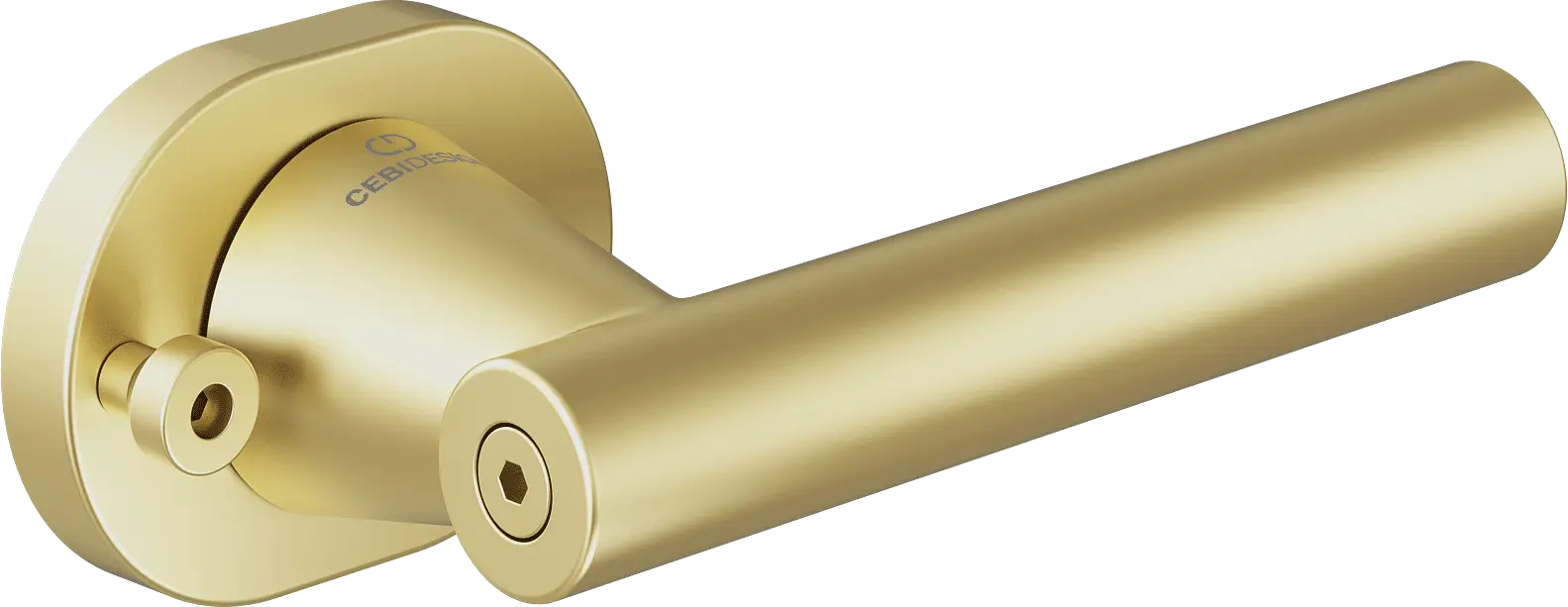 Çebi C5291 Pencil Seri Pimli Kapı Kolu PC35 (Mat Pirinç)