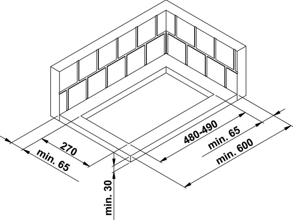 HÄFELE VETRO, 30 cm, 2 Gözlü, Elektrikli, Vitroseramik Ankastre Ocak Siyah